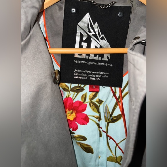 G.E.T Equipement General Technique Grey Utility Jacket, Size S - Picture 3 of 4